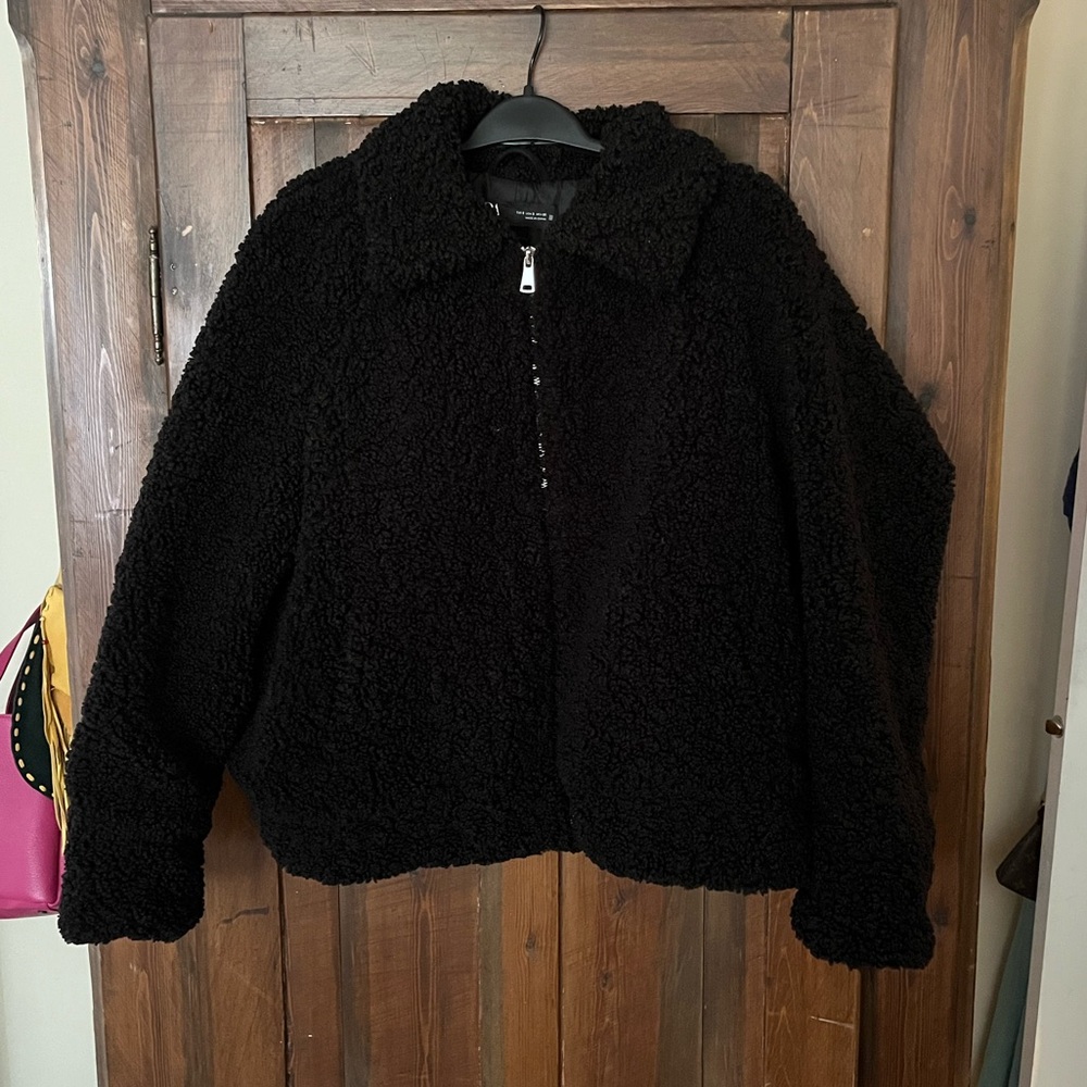 Zara teddy jacket